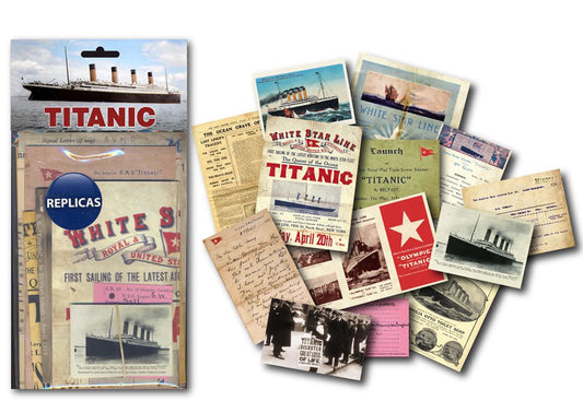 Reproduction Titanic memorabilia pack [TITPK1]