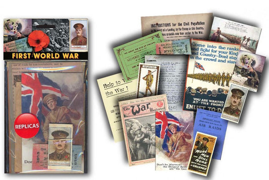 Reproduction WW1 First World War memorabilia pack [WW1PK1]
