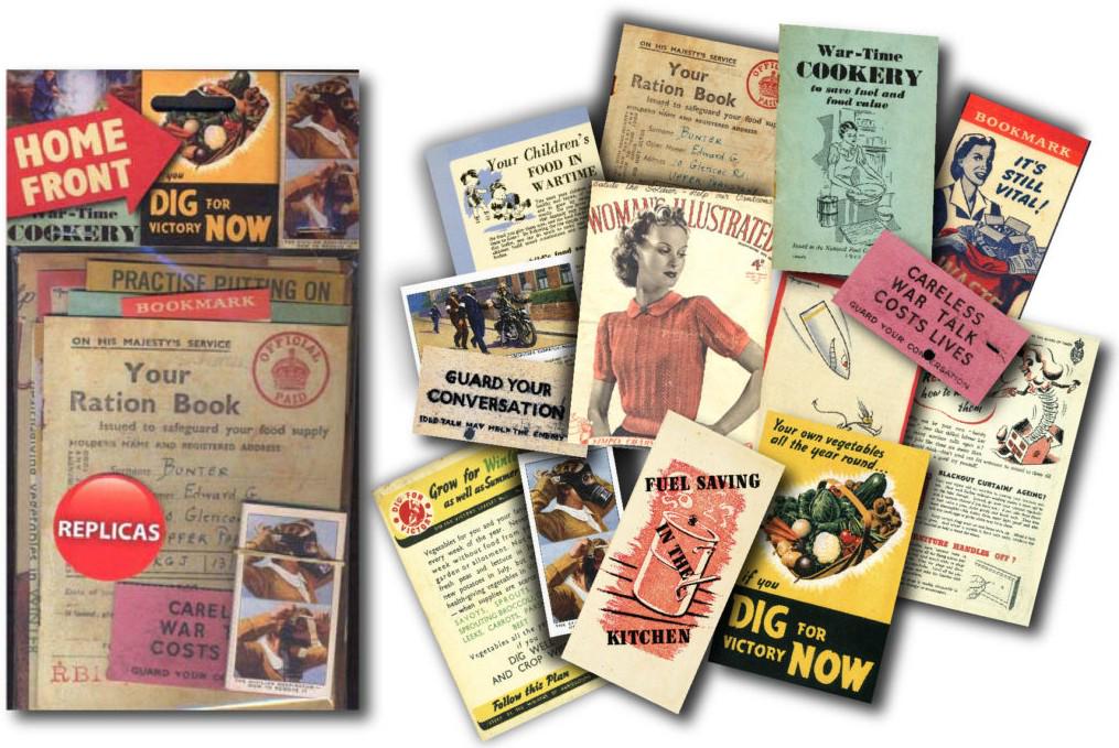 Reproduction: WW2 The Home Front memorabilia pack [HMFPK1]