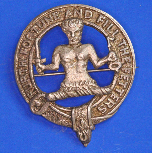 Vintage Scottish Clan Brooch /Bonnet Badge - Murray of Atholl  [11/25 33471]