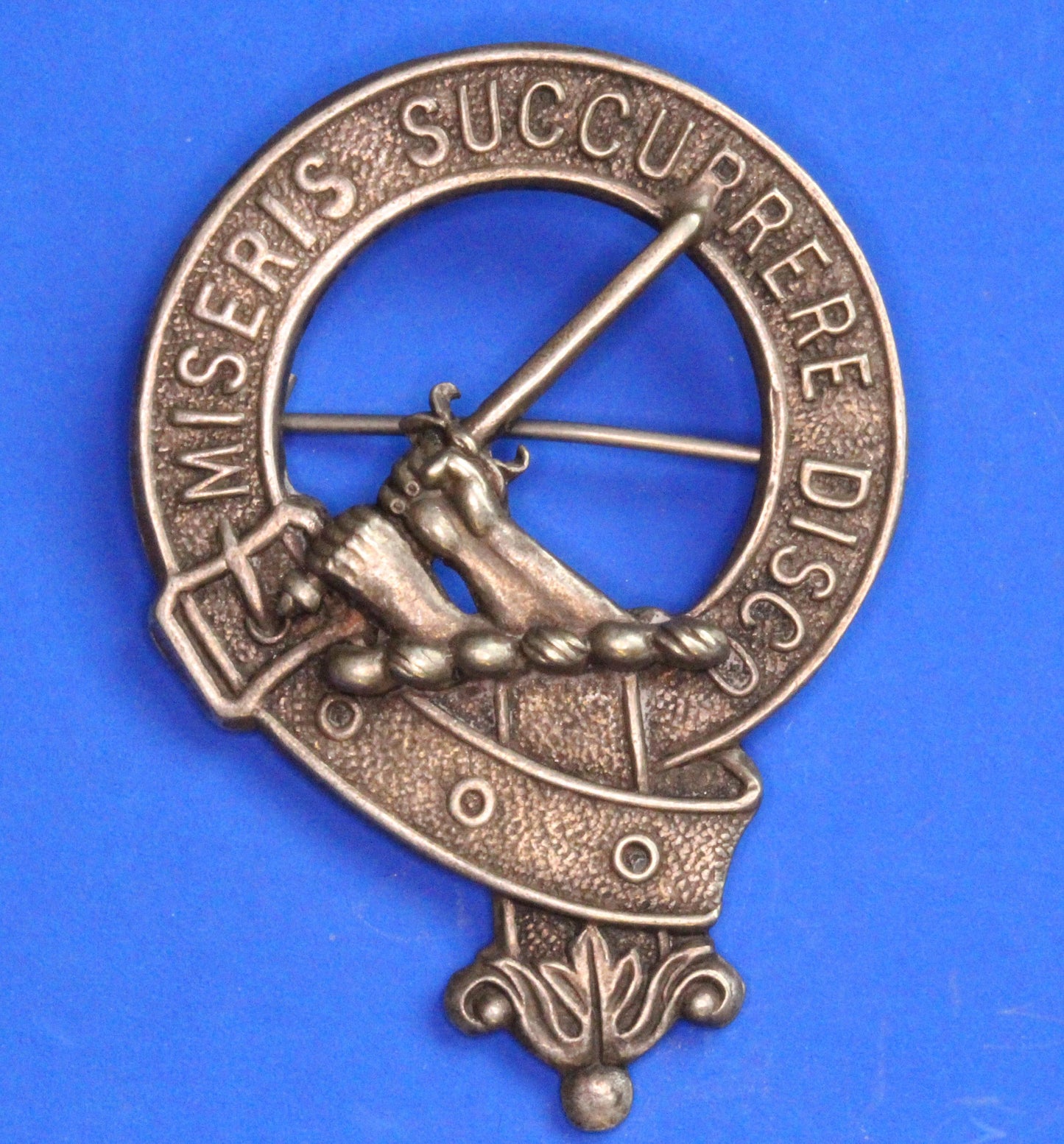 Vintage Scottish Clan Brooch /Bonnet Badge - MacMillan  [12/25 33470]