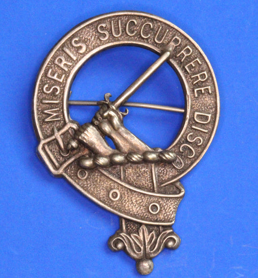Vintage Scottish Clan Brooch /Bonnet Badge - MacMillan  [12/25 33470]