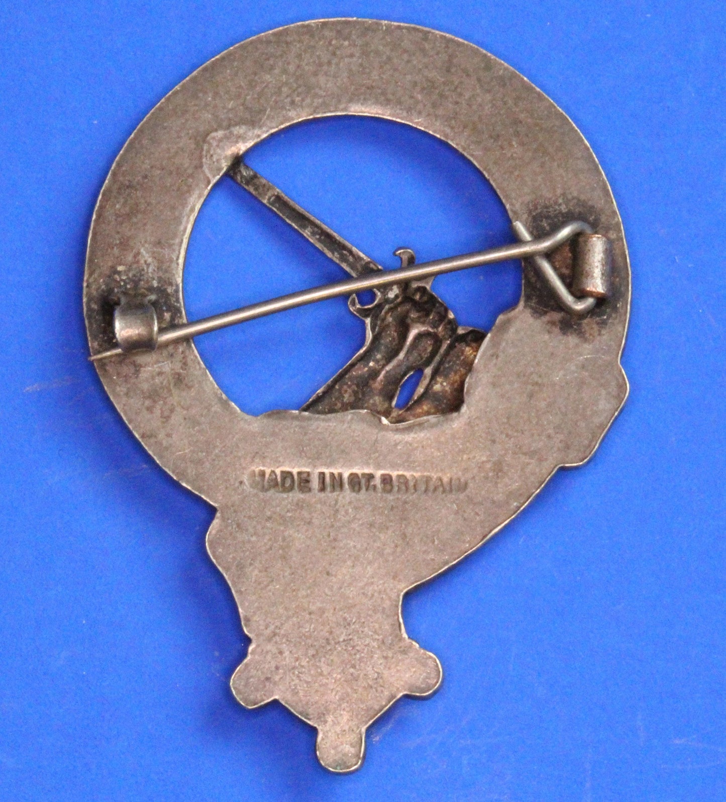 Vintage Scottish Clan Brooch /Bonnet Badge - MacMillan  [12/25 33470]