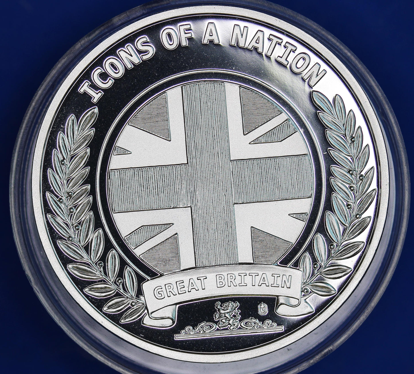 Icons of a Nation, Flying Scotsman silver-plated Medallion, 40mm  [12/25 33840]