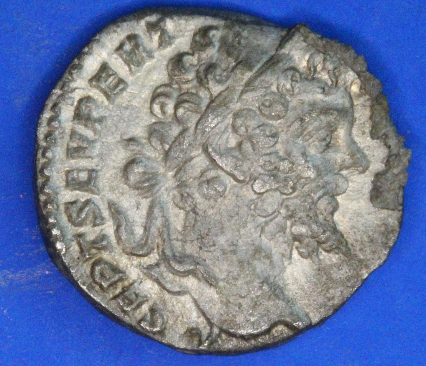 Septimius Severus Denarius. SEPT SEV PERT 15-17mm, 3.41g   [12/25 5529]