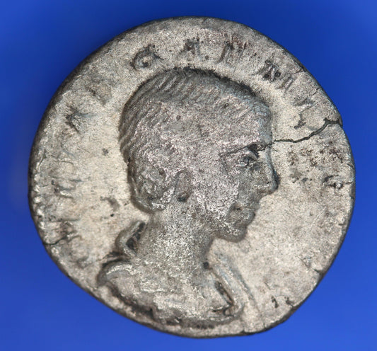 Roman Coin Silver Denarius Julia Soaemias 180 - 222 AD, 18mm, 2.30g   [12/25 5532]