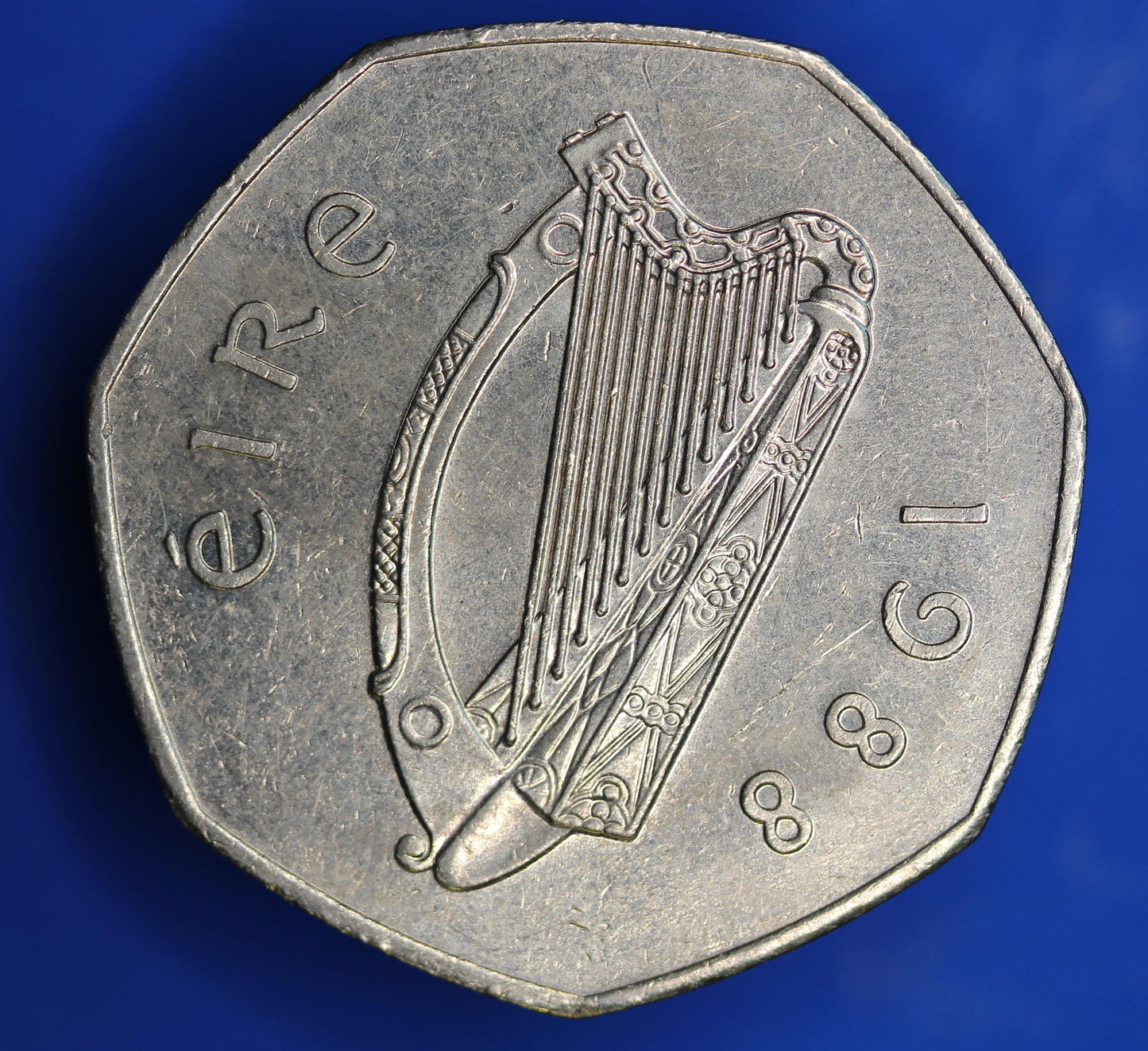 1988 Irish Ireland EIRE Fifty Pence 50p coin, Dublin Millennium    [01/26 34089]