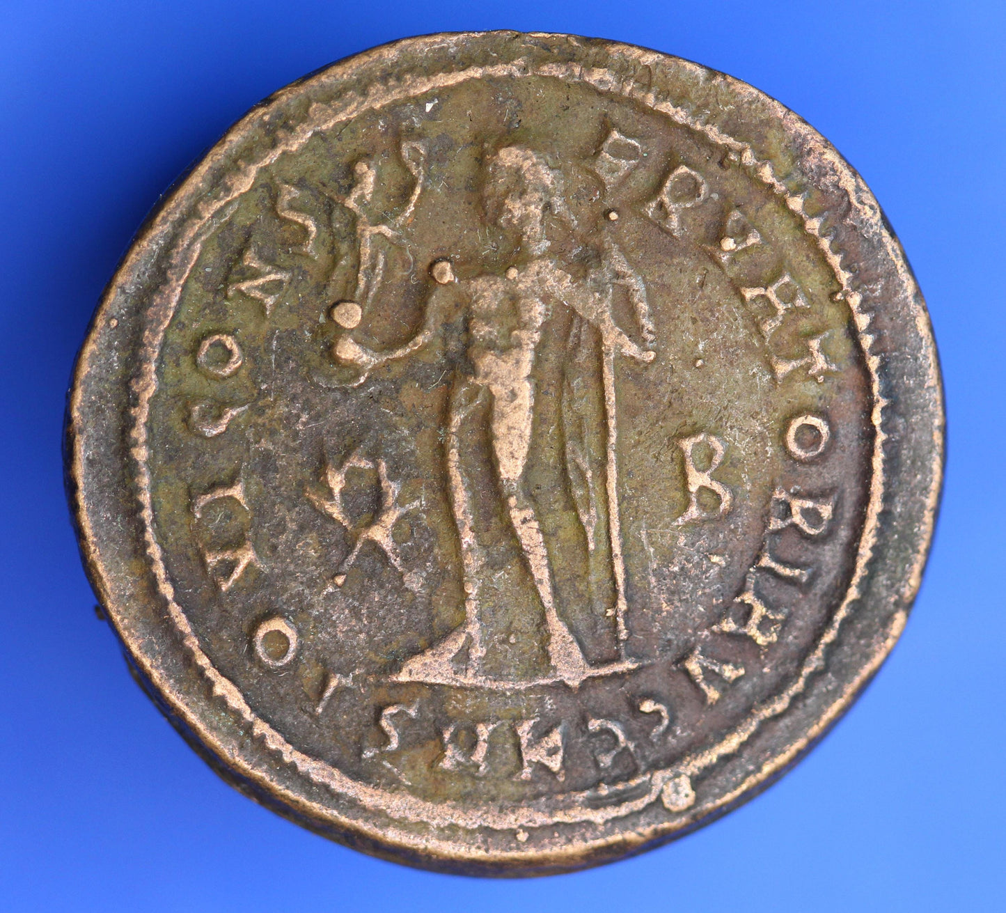 Roman bronze coin Licinius I (AD 308-324), 18mm   [12/25 33976]