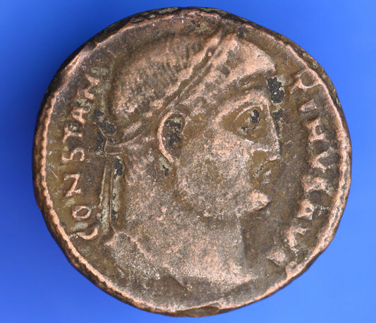 Roman bronze coin Constantine I AD 306-337, 18mm   [12/25 33981]