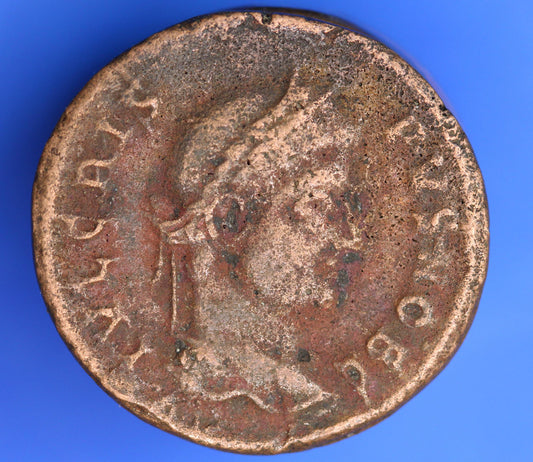 Roman bronze coin, 17mm   [12/25 33984]