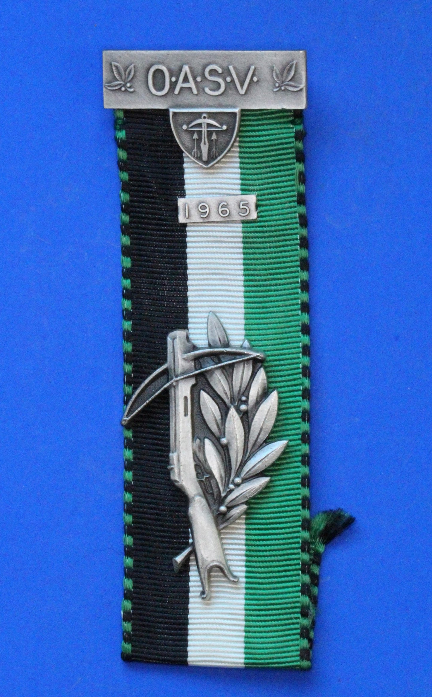 1965 SWITZERLAND Shooting Festival Vintage Swiss Award Medal Ribbon  [01/26 34138]