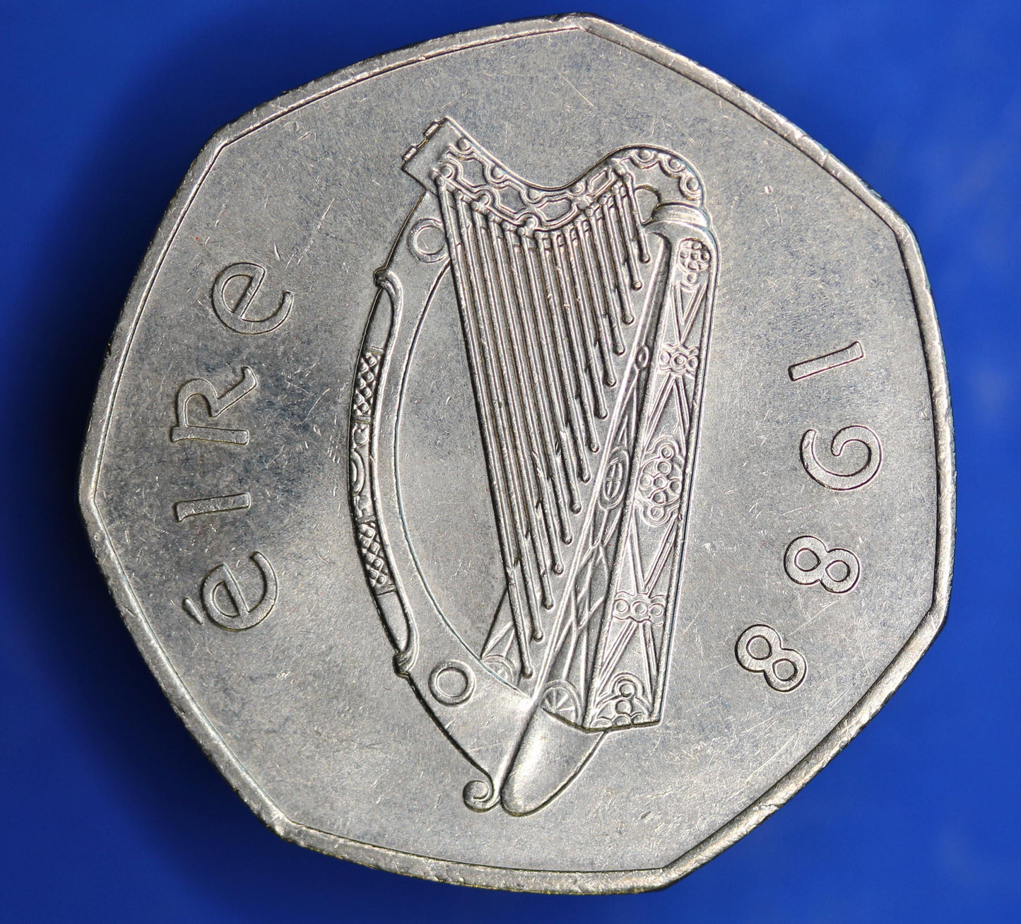 1988 Irish Ireland EIRE Fifty Pence 50p coin, Dublin Millennium    [01/26 34083]