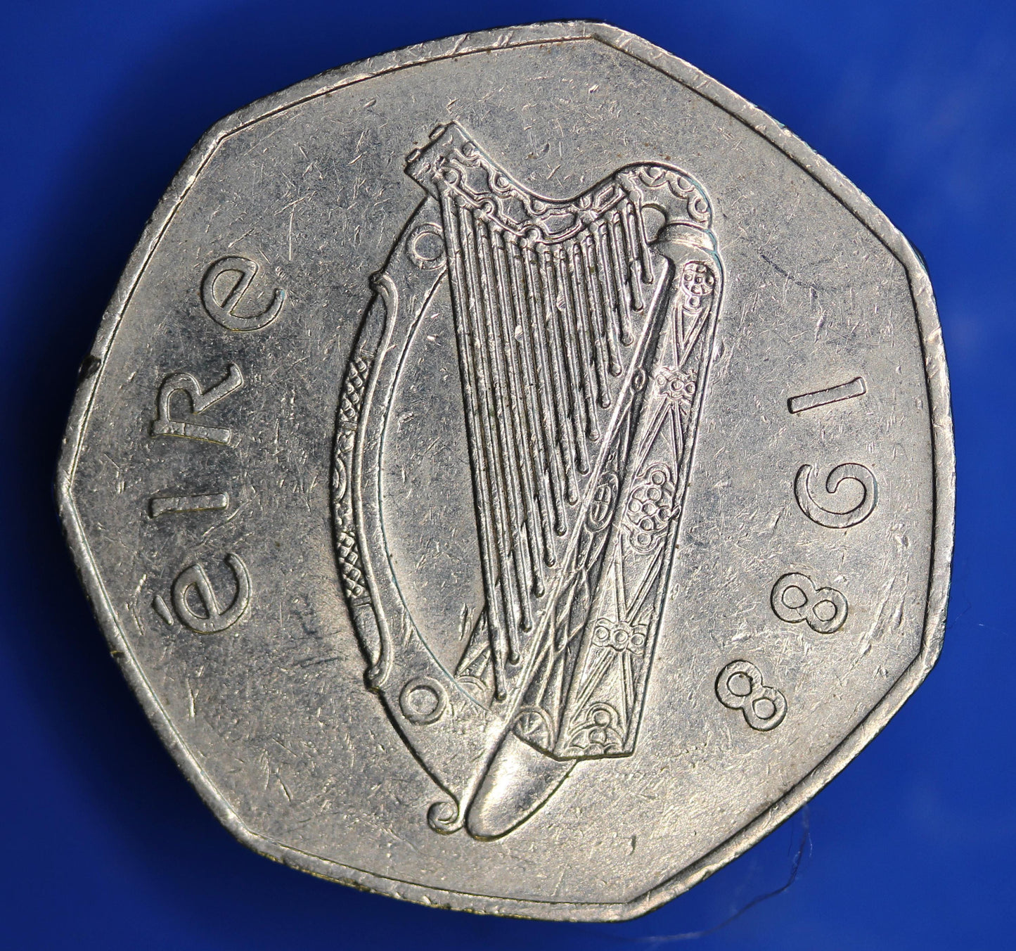 1988 Irish Ireland EIRE Fifty Pence 50p coin, Dublin Millennium    [01/26 34087]