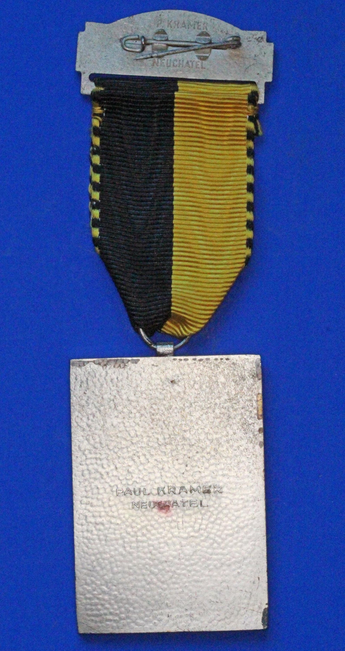 1964 SWITZERLAND Shooting Festival Vintage Swiss Award Medal Ribbon  [01/26 34140]