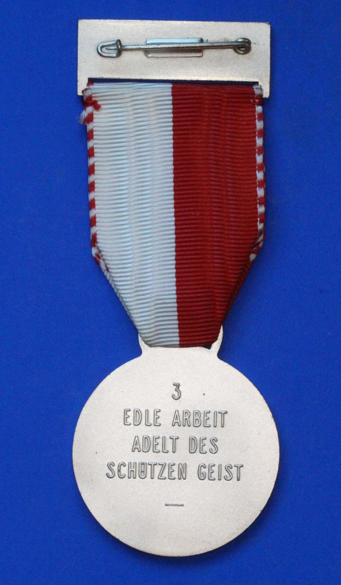 1965 SWITZERLAND Shooting Festival Vintage Swiss Award Medal Ribbon  [01/26 34141]