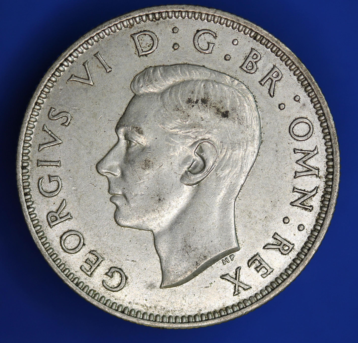 GENUINE British Coin -  1940 George VI florin/ two shillings, 50% silver  [02/26 34355]