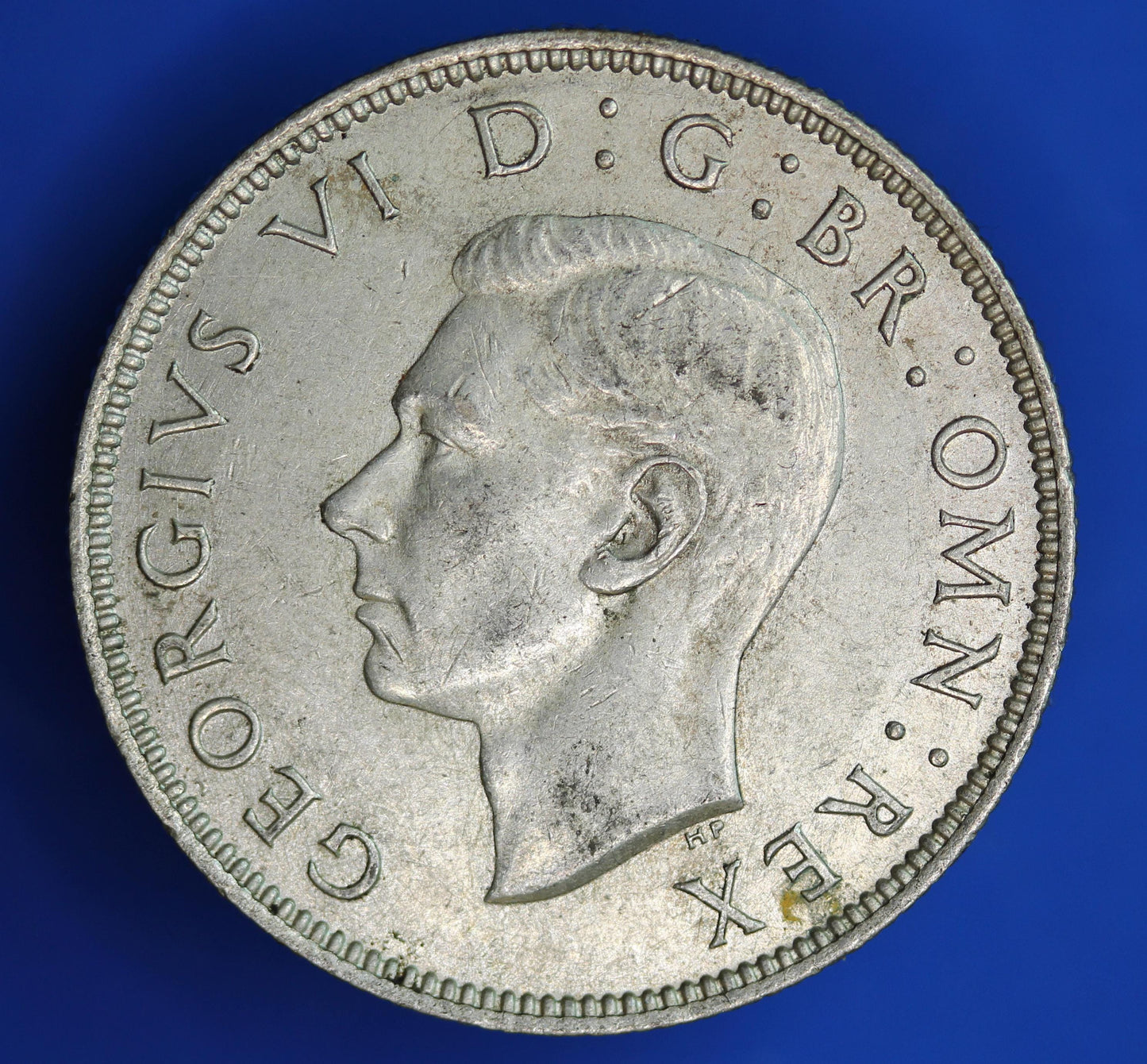GENUINE British Coin -  1941 George VI florin/ two shillings, 50% silver  [02/26 34361]