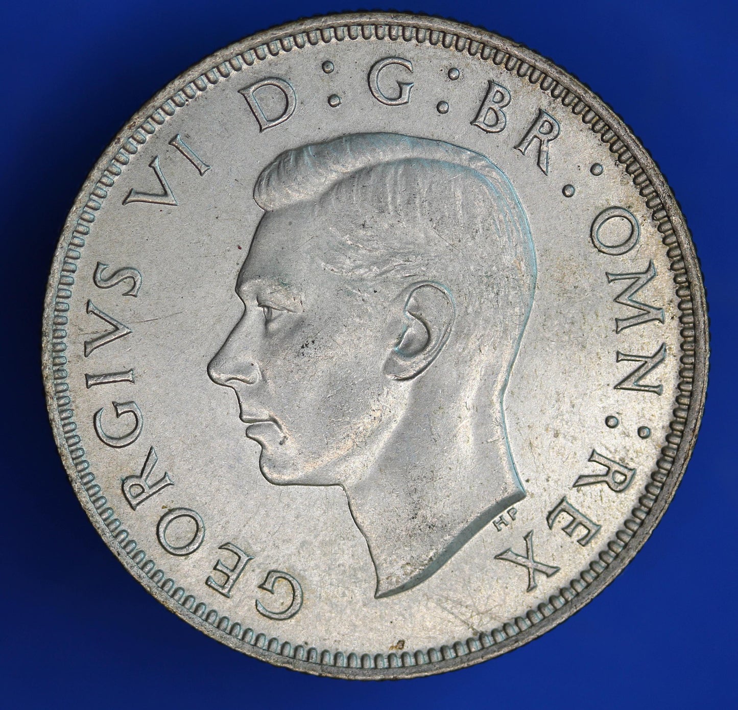 GENUINE British Coin -  1940 George VI florin/ two shillings, 50% silver  [02/26 34502]