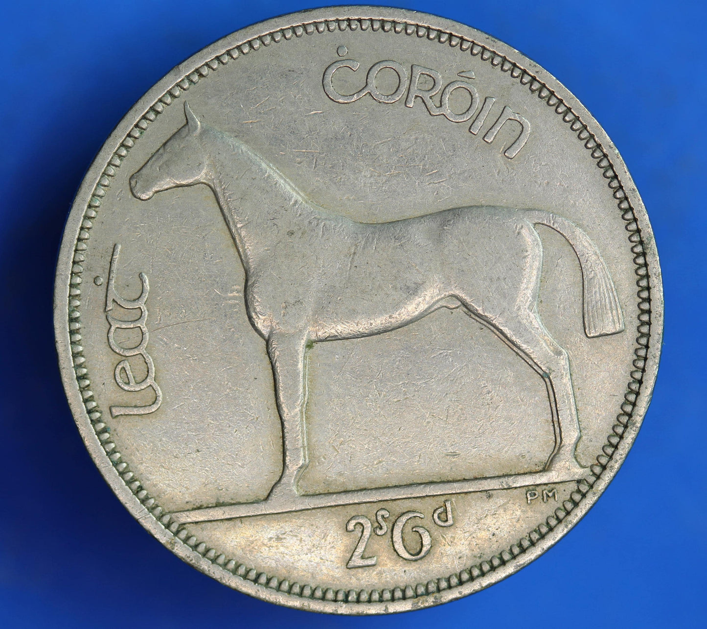 GENUINE 1961 "MULE" Irish Half Crown 2/6 Ireland EIRE coin, Irish Hunter [04/26 35026]