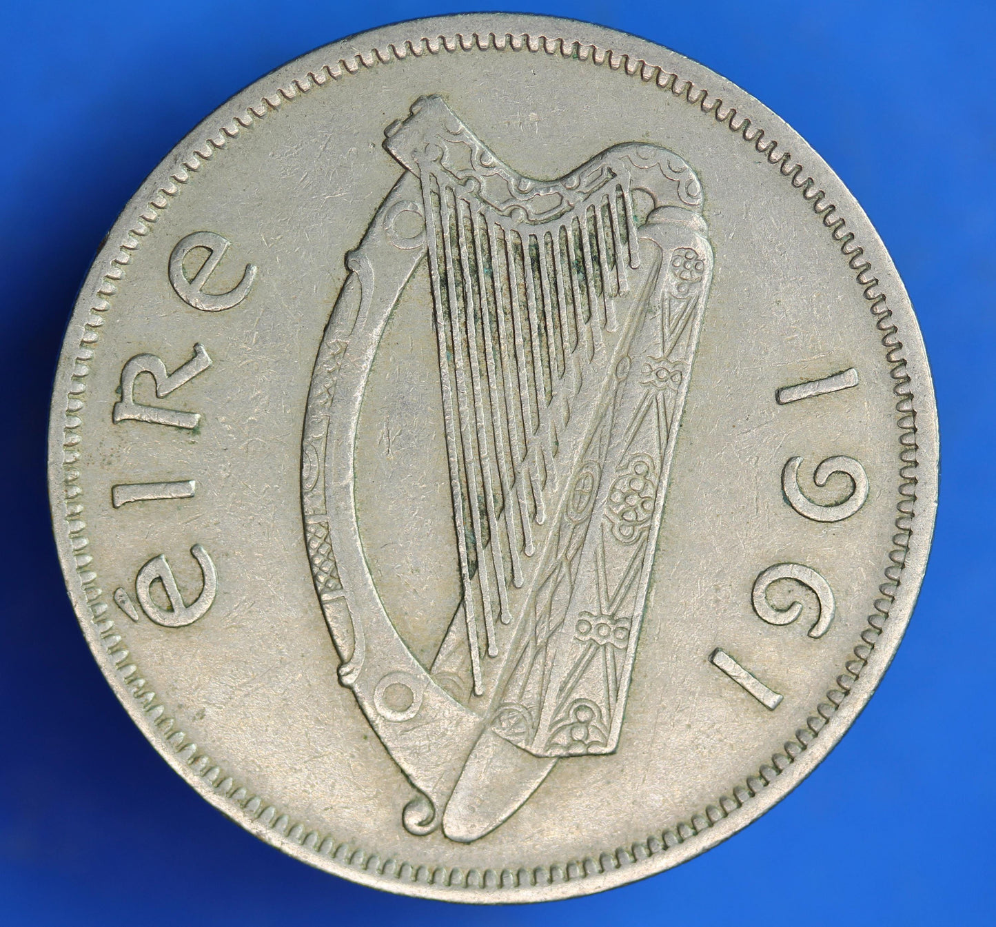 GENUINE 1961 "MULE" Irish Half Crown 2/6 Ireland EIRE coin, Irish Hunter [04/26 35026]