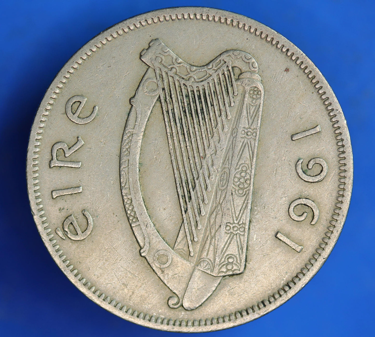 GENUINE 1961 "MULE" Irish Half Crown 2/6 Ireland EIRE coin, Irish Hunter [04/26 35027]