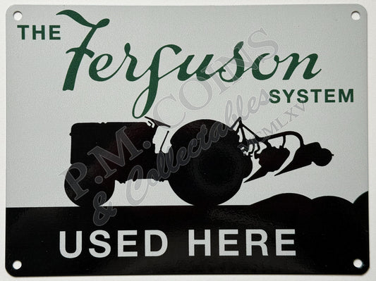 Metal Vintage Style Wall Sign - The Ferguson System, 15cm x 20cm [MF03]
