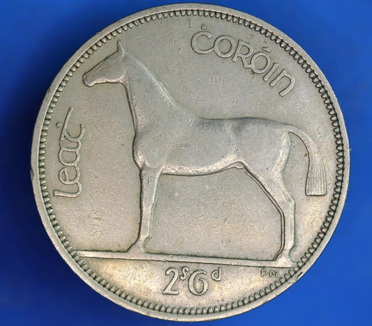 GENUINE 1961 "MULE" Irish Half Crown 2/6 Ireland EIRE coin, Irish Hunter [04/26 35028]