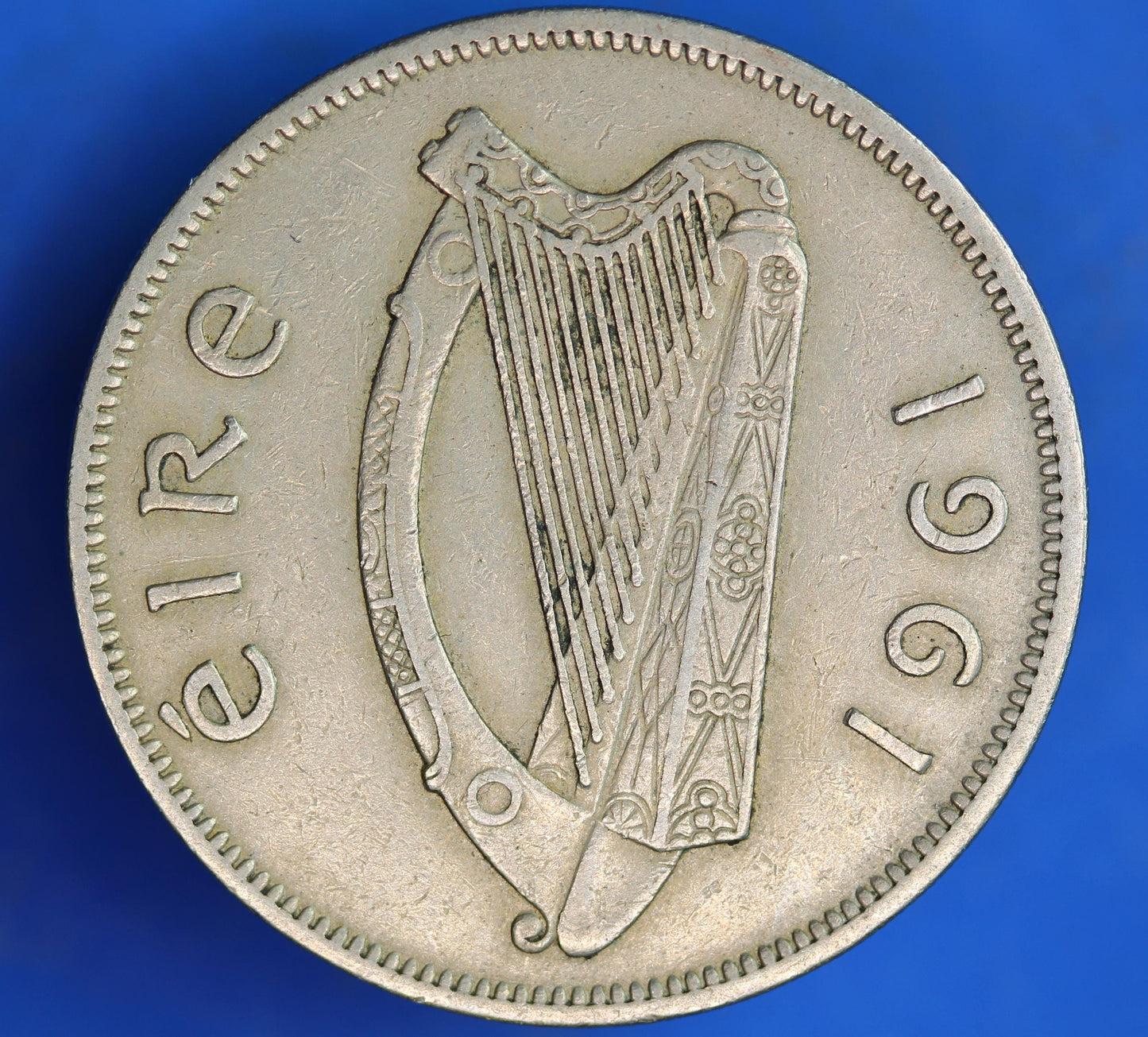 GENUINE 1961 "MULE" Irish Half Crown 2/6 Ireland EIRE coin, Irish Hunter [04/26 35028]