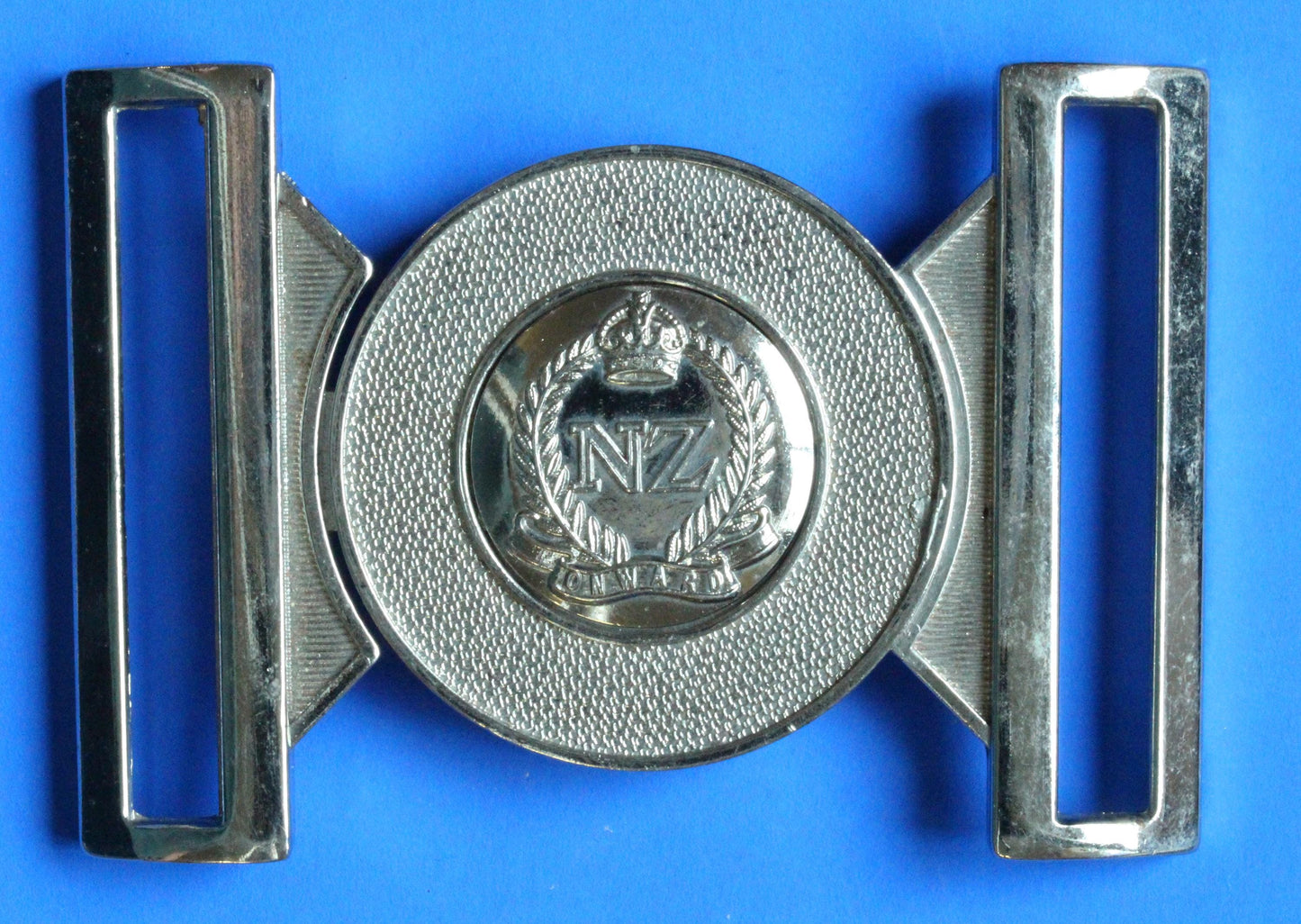 Army Vintage Military - New Zealand military stable belt buckle  [04/26 35058]