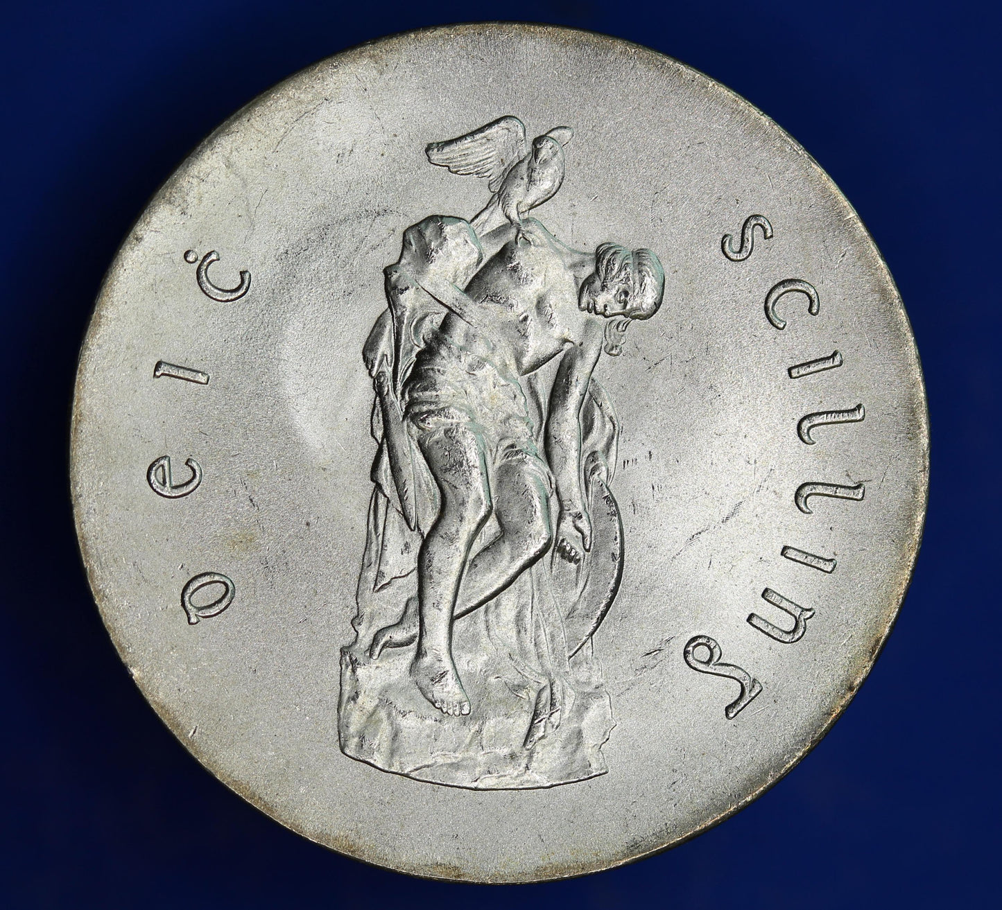 GENUINE 1966 Ireland Eire Pearse Easter Uprising 10 Shillings Silver 83% coin [05/26 35137]