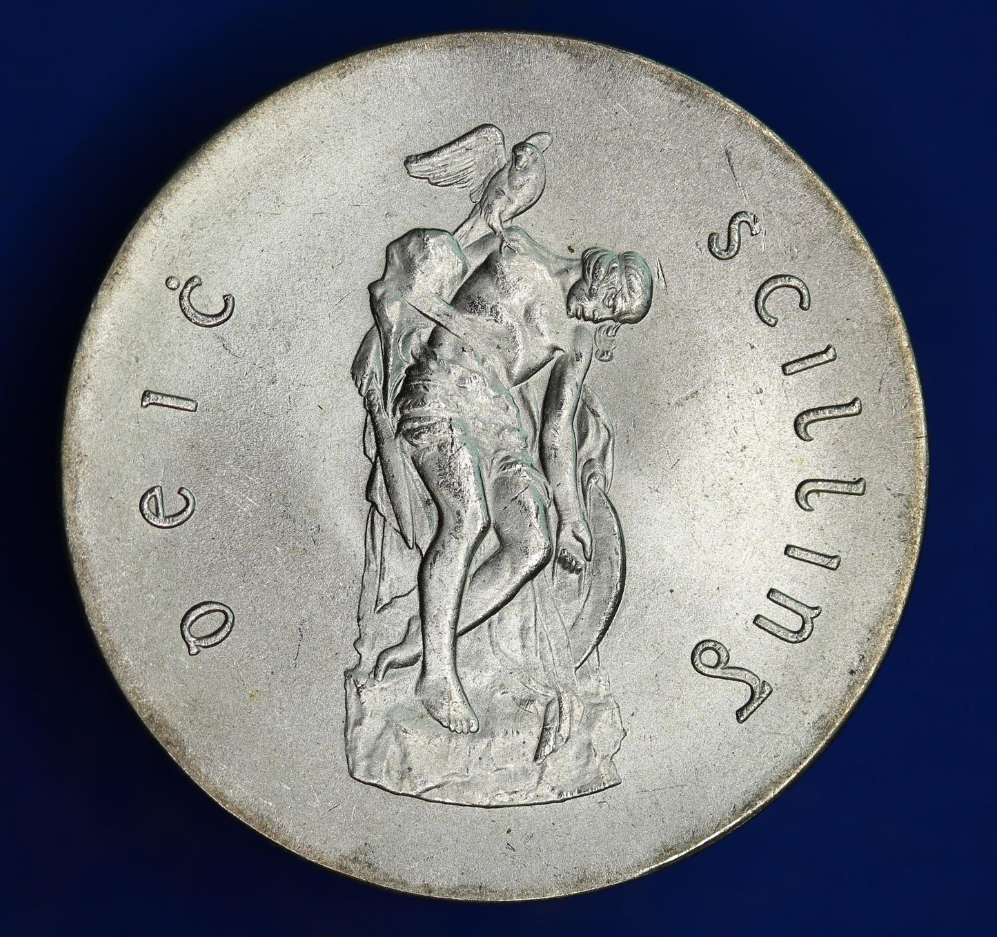 GENUINE 1966 Ireland Eire Pearse Easter Uprising 10 Shillings Silver 83% coin [05/26 35139]