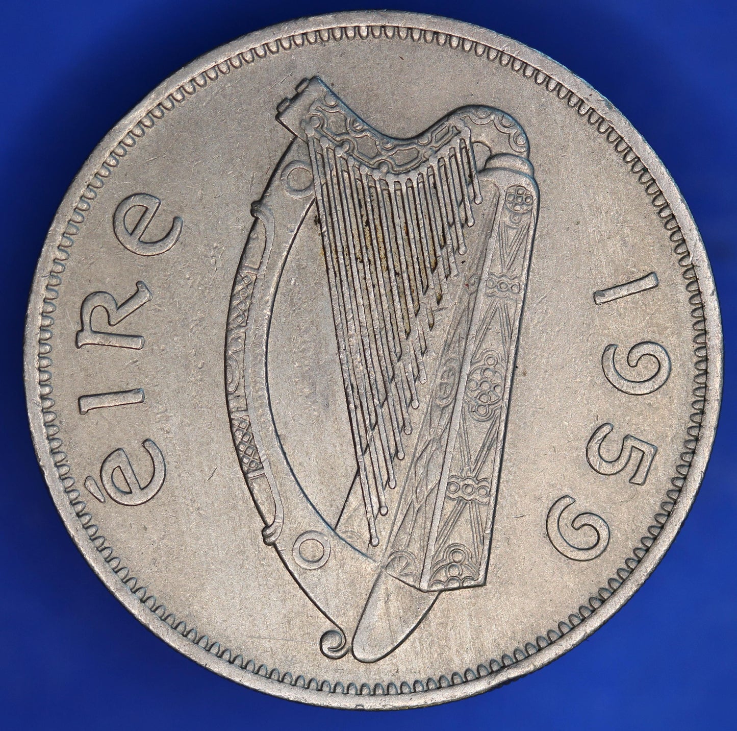 GENUINE 1959 Irish Half Crown 2/6 Ireland EIRE coin, Horse [06/26 35253]