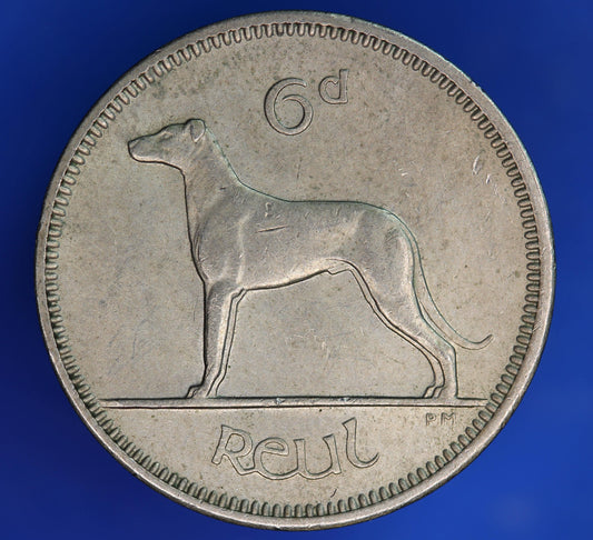1967 Irish Sixpences 6d Ireland EIRE Irish Wolfhound coin [06/26 35241]