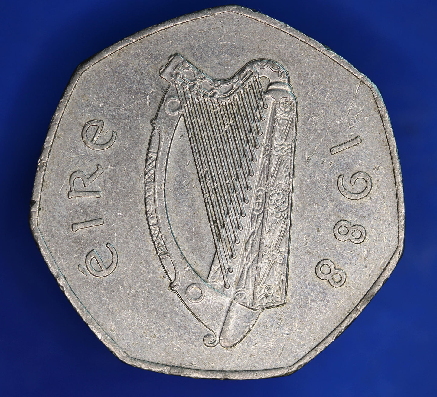 1988 Irish Ireland EIRE Fifty Pence 50p coin, Dublin Millennium    [06/26 35269]