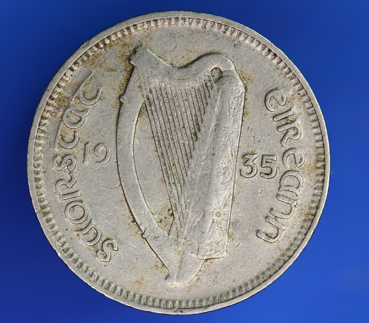 GENUINE 1935 Irish Threepences Ireland EIRE, Hare coin [07/26 35308]