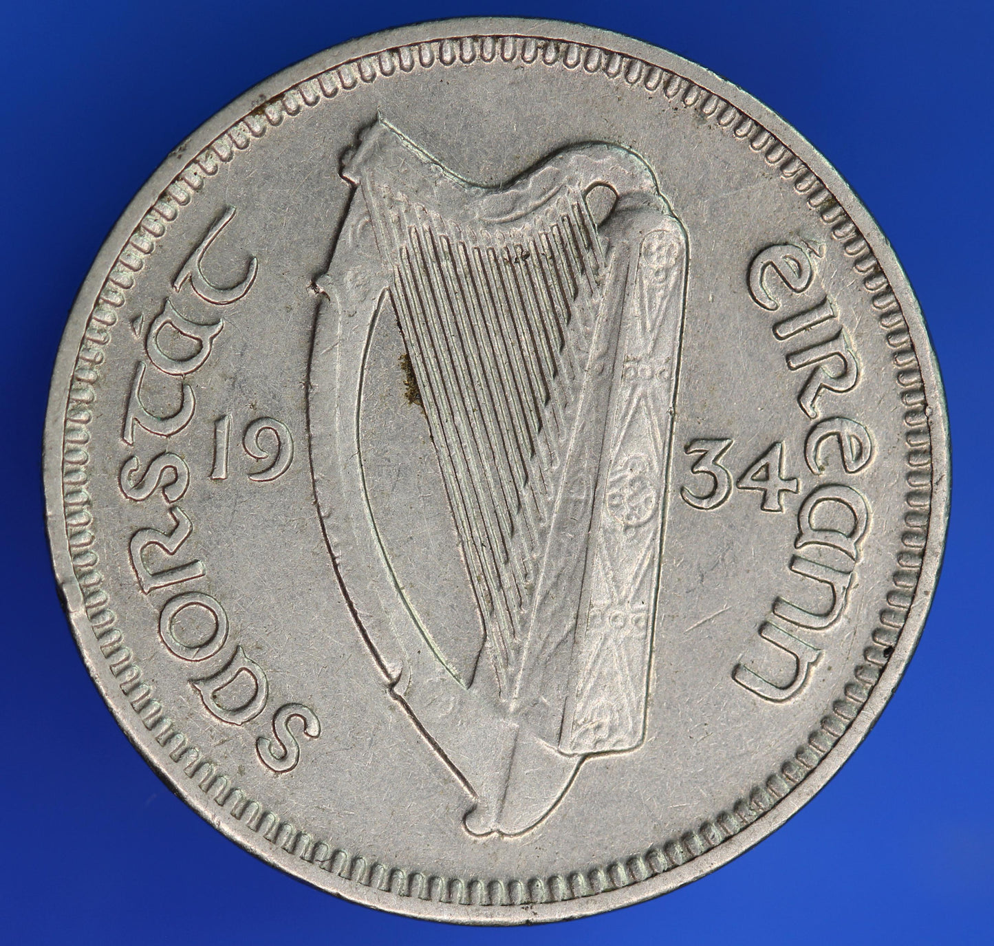 GENUINE 1934 Irish Threepences Ireland EIRE, Hare coin [07/26 35309]