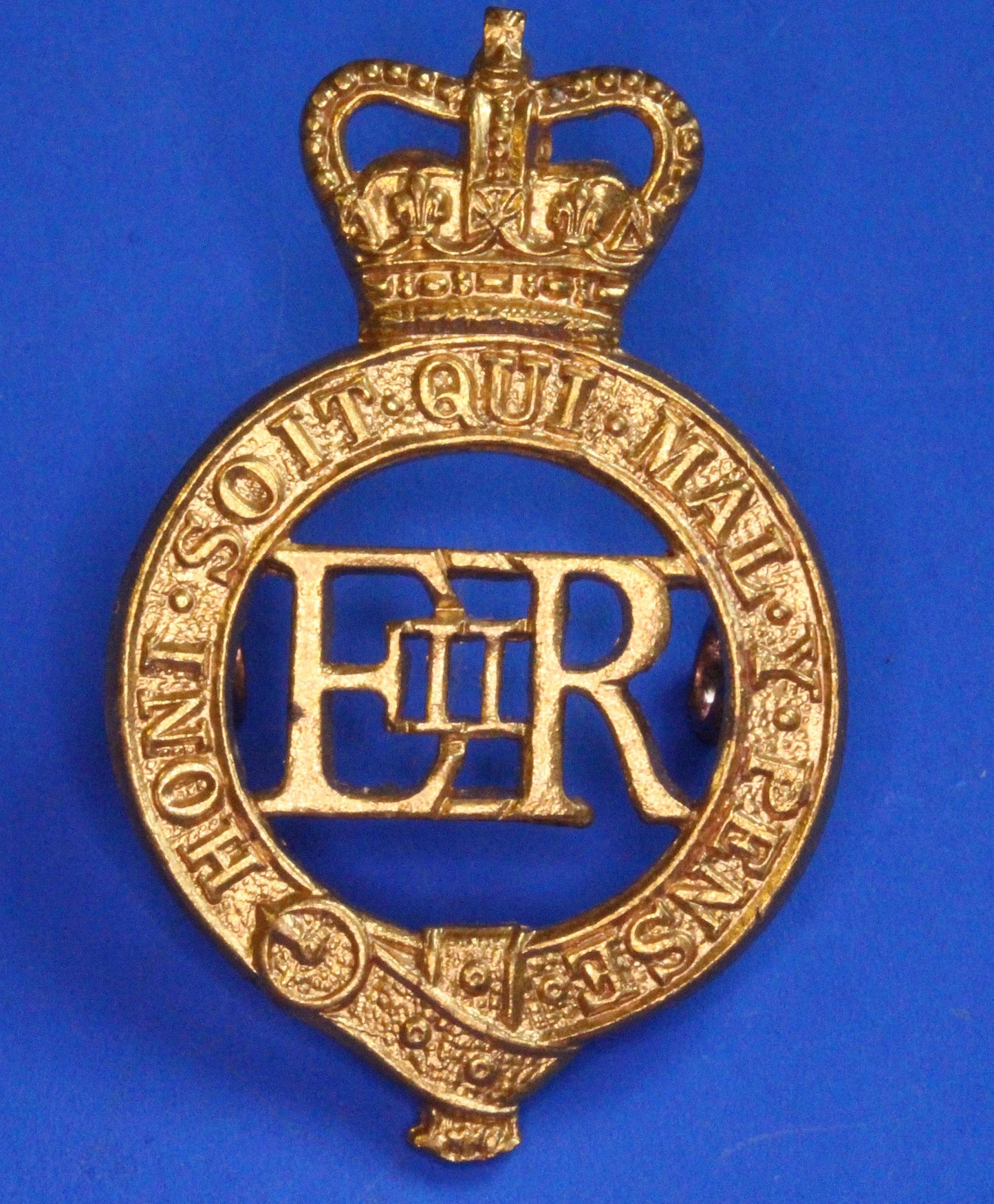 British Militaria - Staybrite Army Cap - Household Cavalry, Queens Crown      [08/26 35540]
