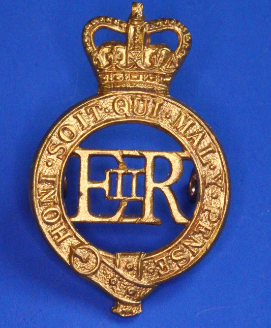 British Militaria - Staybrite Army Cap - Household Cavalry, Queens Crown      [08/26 35540]