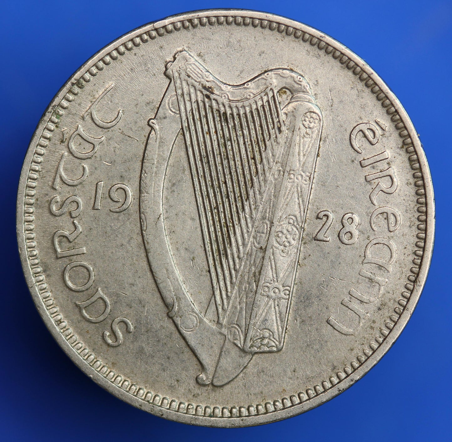 1928 Irish Sixpences 6d Ireland EIRE, Irish Wolfhound coin [08/26 35605]