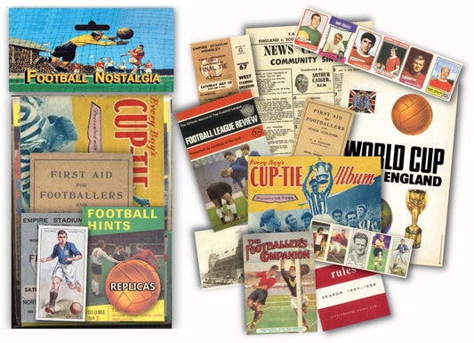 Reproduction: British Football Nostalgia memorabilia pack [FOOTPK1]