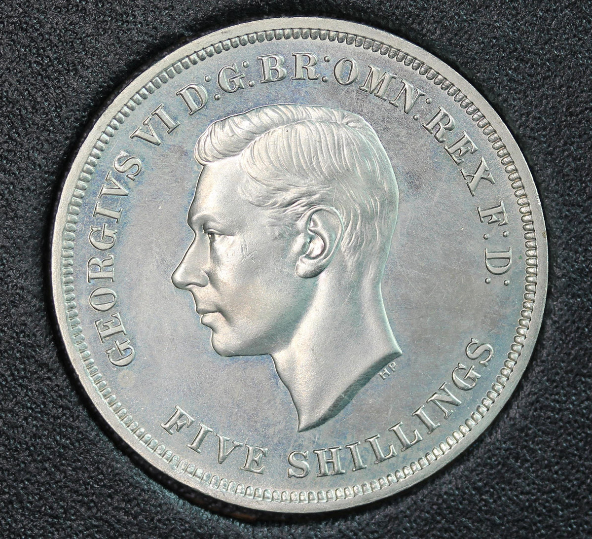 British Coin -  1951 George VI Festive of Britain Crown, five shillings coin  [09/26 35790]