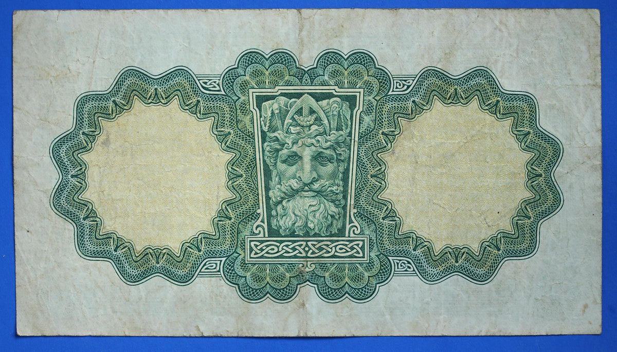 1952 Central Bank of Ireland, One Pound, One Punt Irish EIRE Lady Lavery banknote [09/26 35814]