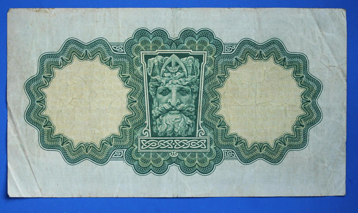 1952 Central Bank of Ireland, One Pound, One Punt Irish EIRE Lady Lavery banknote [09/26 35815]