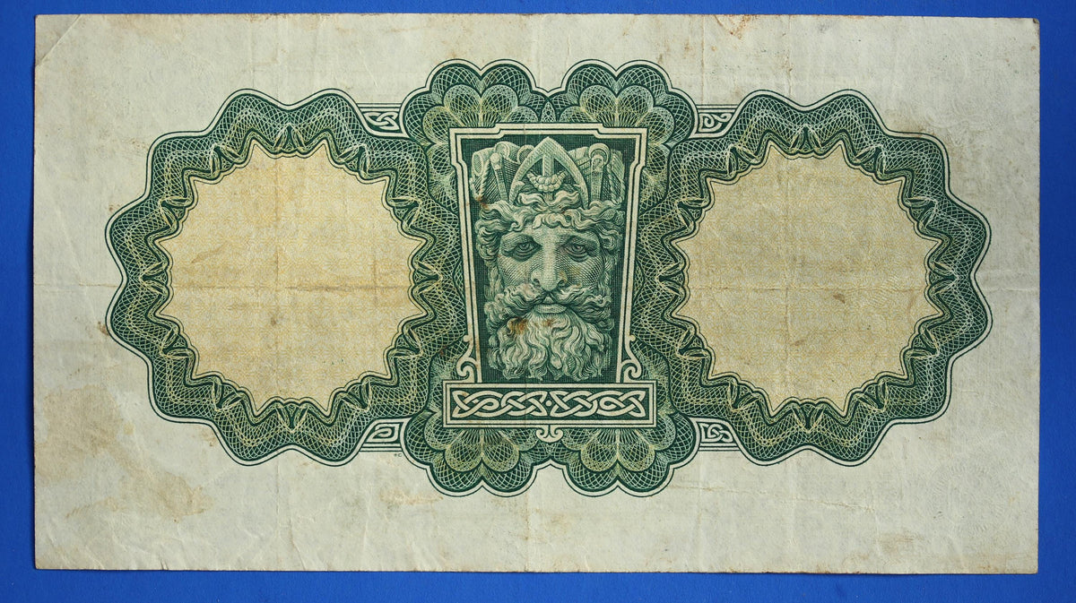 1951 Central Bank of Ireland, One Pound, One Punt Irish EIRE Lady Lavery banknote [10/26 35809]
