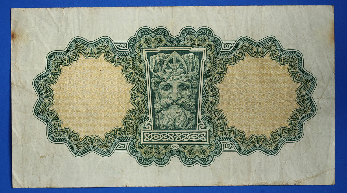 1950 Central Bank of Ireland, One Pound, One Punt Irish EIRE Lady Lavery banknote [10/26 35811]