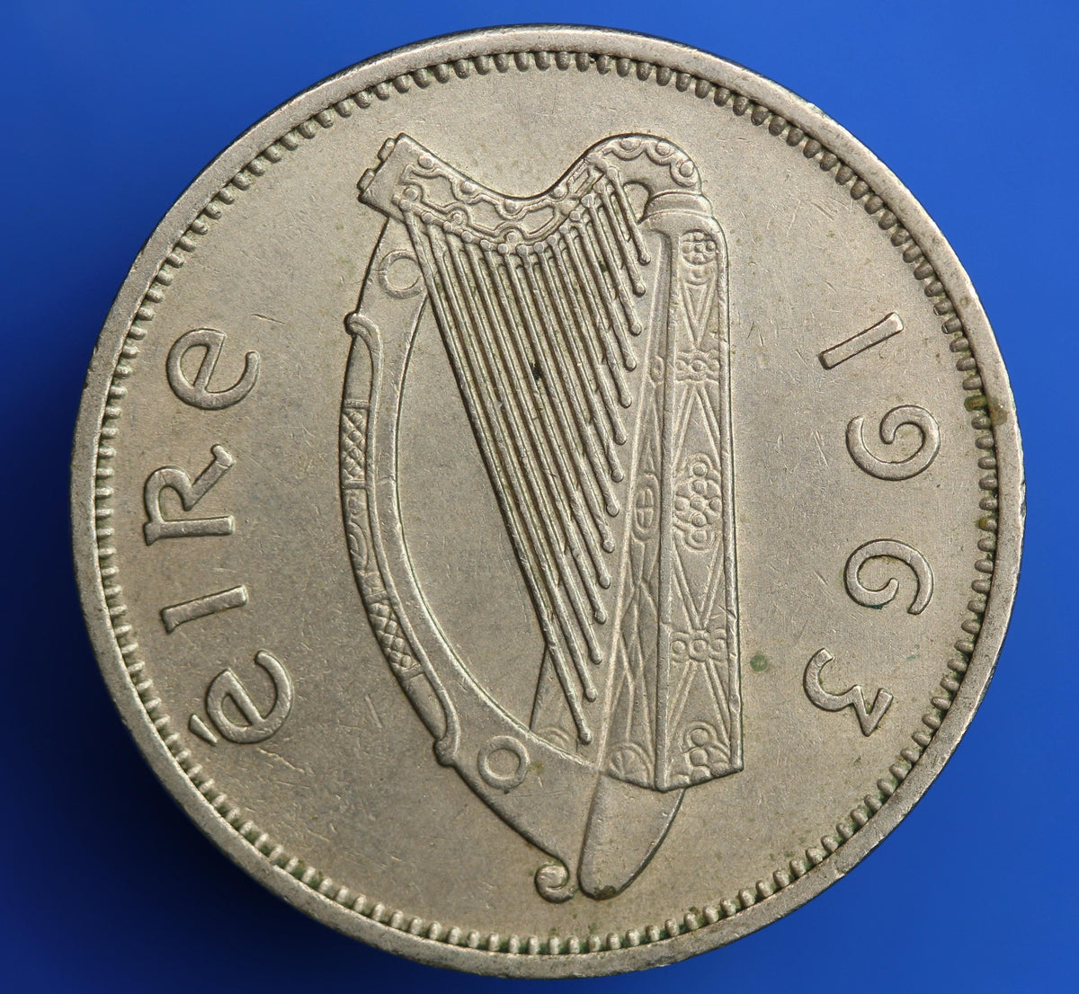 1963 Irish Sixpences 6d Ireland EIRE, Irish Wolfhound coin [09/26 35601]