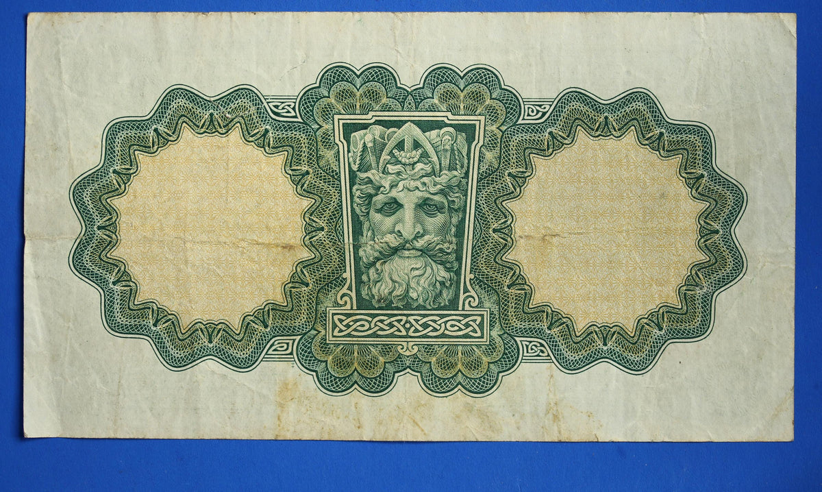 1950 Central Bank of Ireland, One Pound, One Punt Irish EIRE Lady Lavery banknote [10/26 35810]