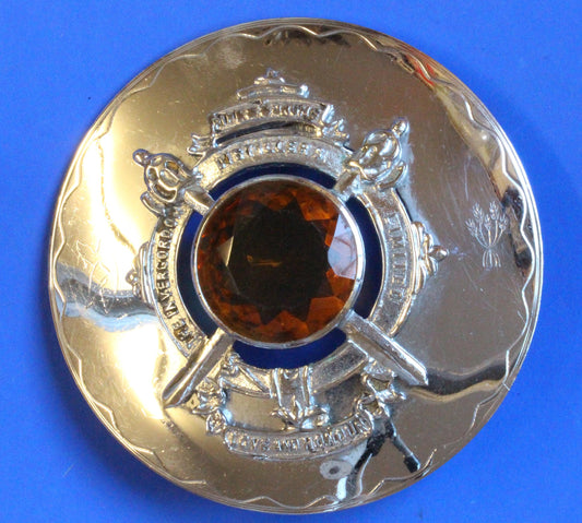 Antique Scottish Cairngorm Brooch, pin missing             [10/26 35864]