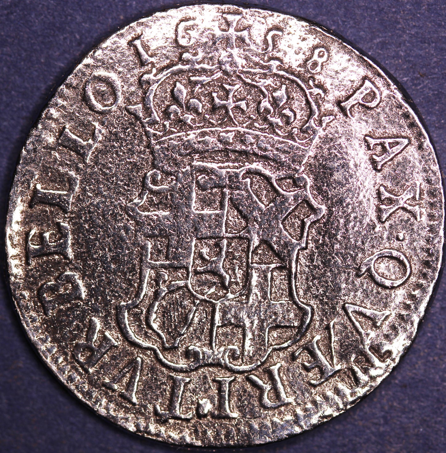 REPRODUCTION Civil War coin, Oliver Cromwell Shilling in folder [OCCWCP]