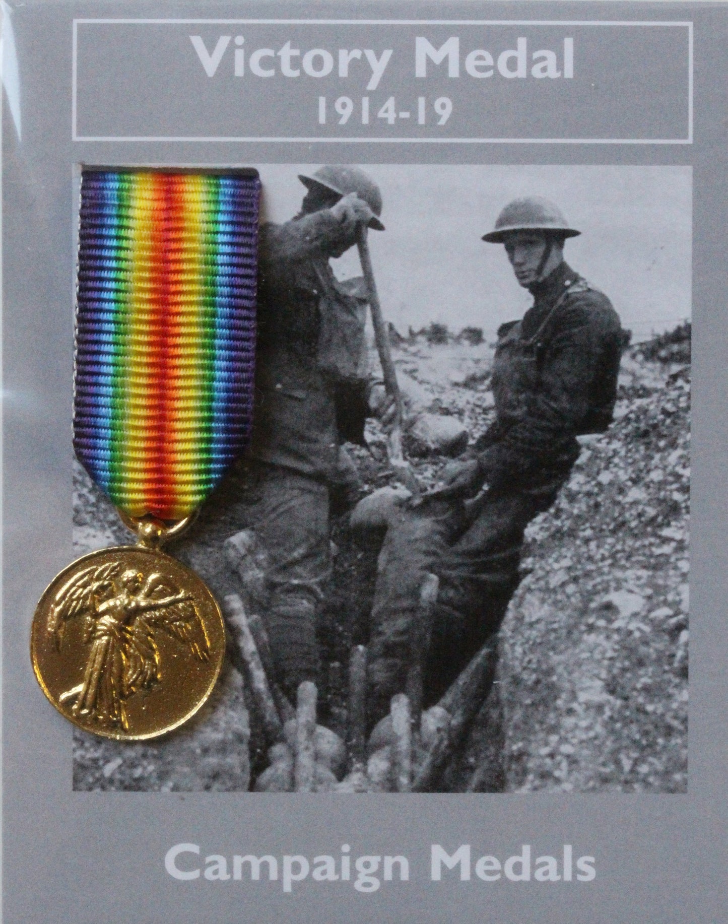 REPRODUCTION Victory Medal 1914 1919 Miniature British WW1 Medal 20mm [CMVM]